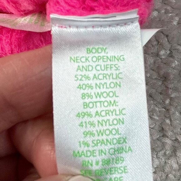 Lilly Pulitzer Kasmina V-Neck Sweater Hot Pink Isle - Picture 6 of 9